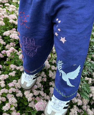 Sissel Edelbo Oda Mini Organic Cotton Pants Ultramarine Blue